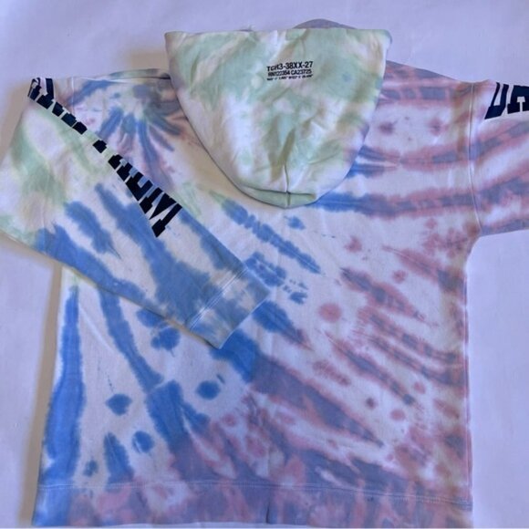 TNA Rainbow 1984 Tie Dye Hooded Sweatshirt US M - Picture 2 of 9